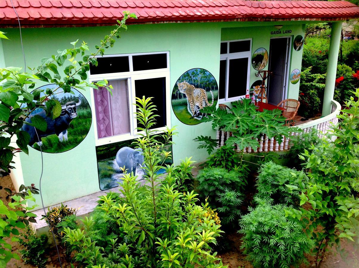 Hotel Rhino Land-Sauraha With Garden Place Run By Local Family エクステリア 写真